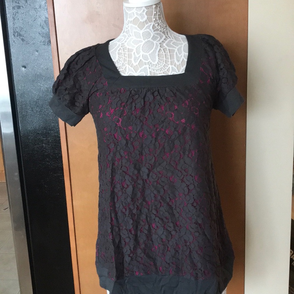 DKNY jeans lace top